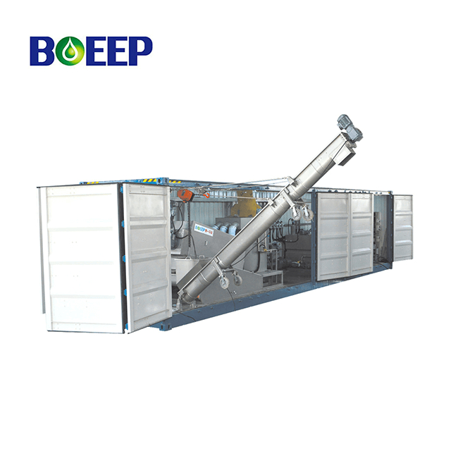 Planta de tratamiento de aguas residuales móviles